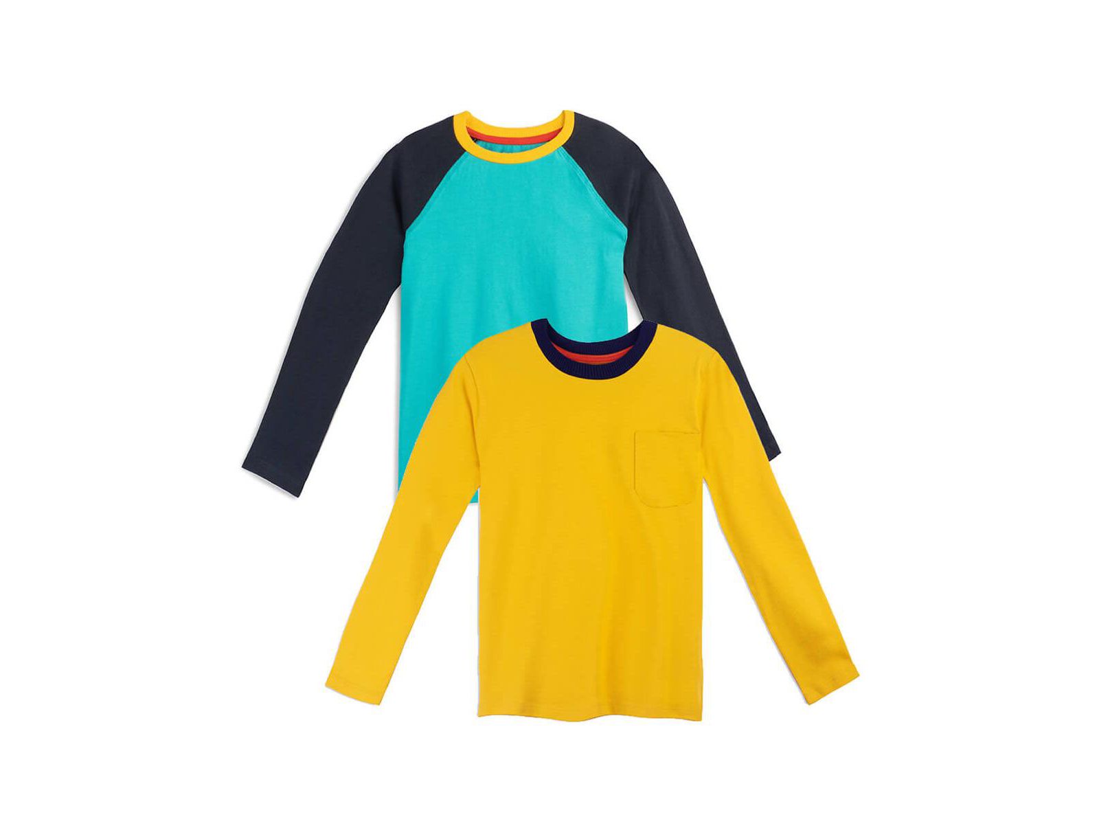 Детские футболки Mighty 2pk Fair Trade Organic Cotton Long Sleeve
