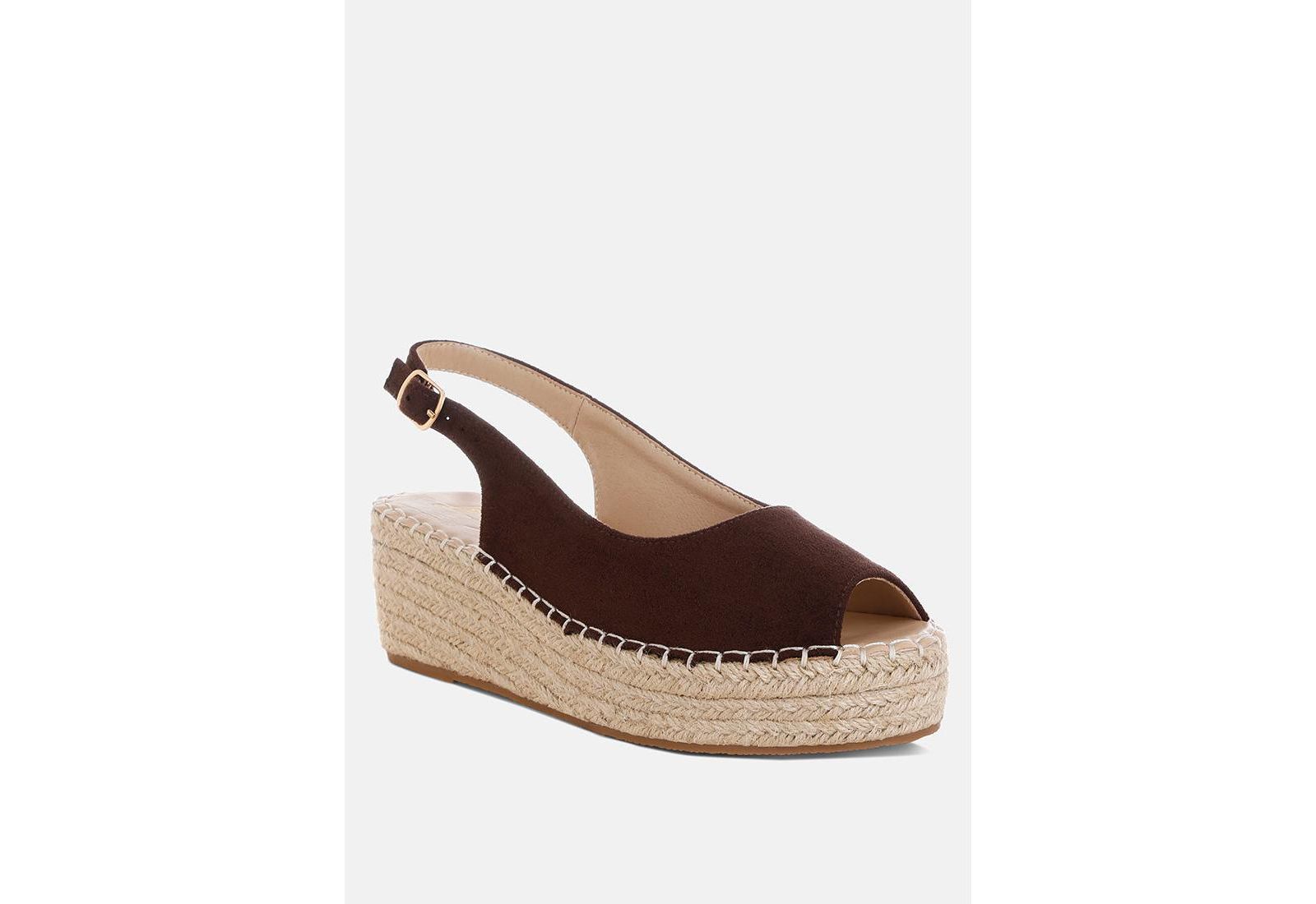 London Rag Женские эспадрильи на танкетке Georna Peep Toe