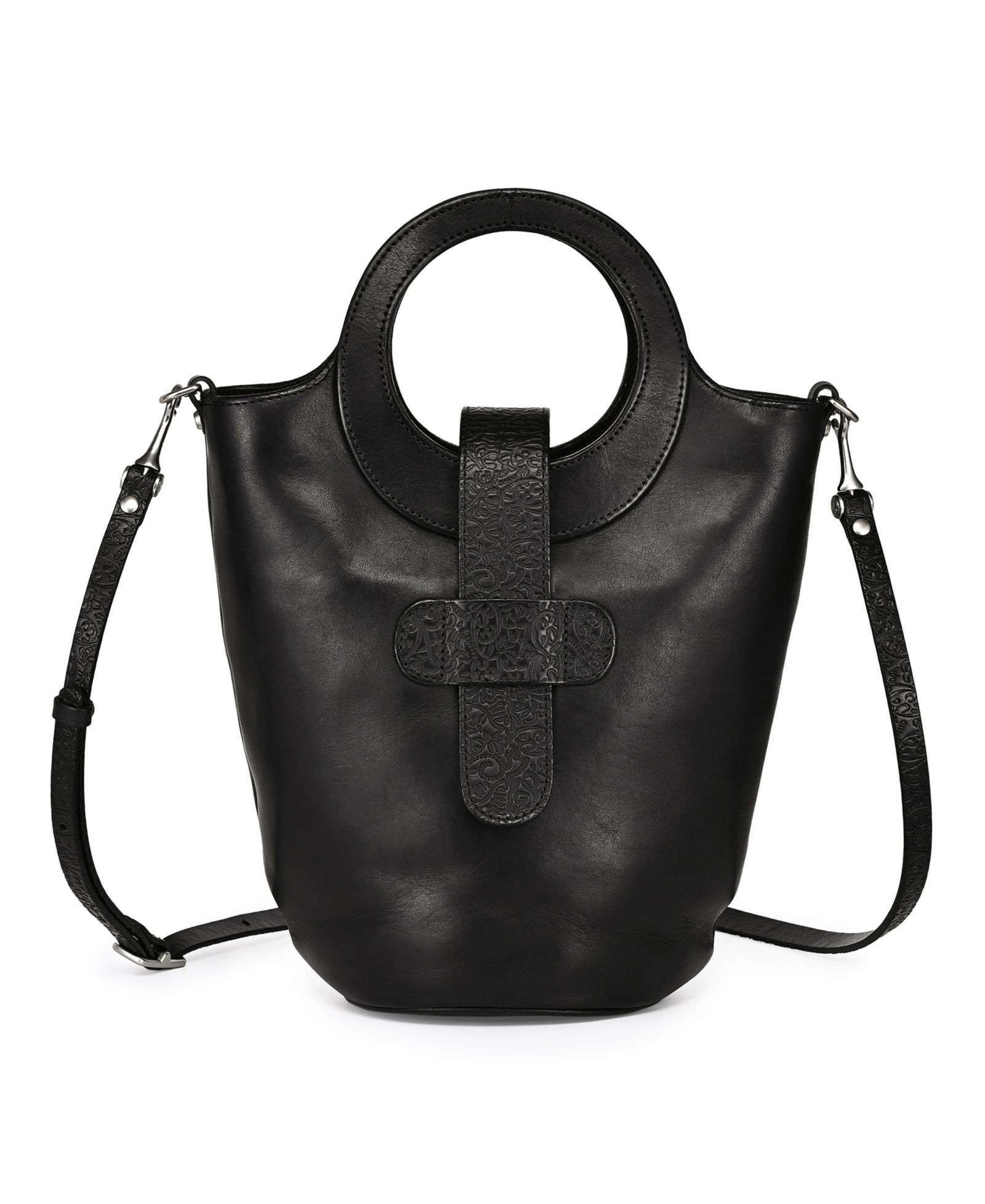 OLD TREND Lily Small Bucket Crossbody Handbag
