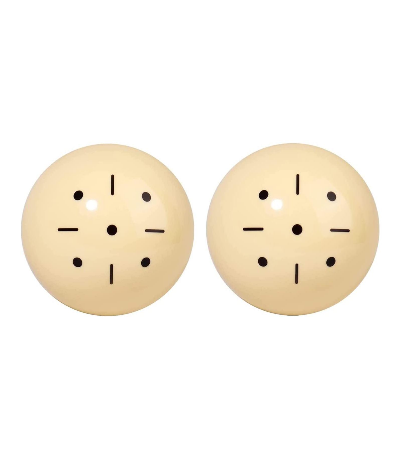 Тренировочный шар для бильярда GSE Games & Sports Expert 2 1/4-Inch Black Dot AAA-Grade PRO Cup Standard - 2 Pack