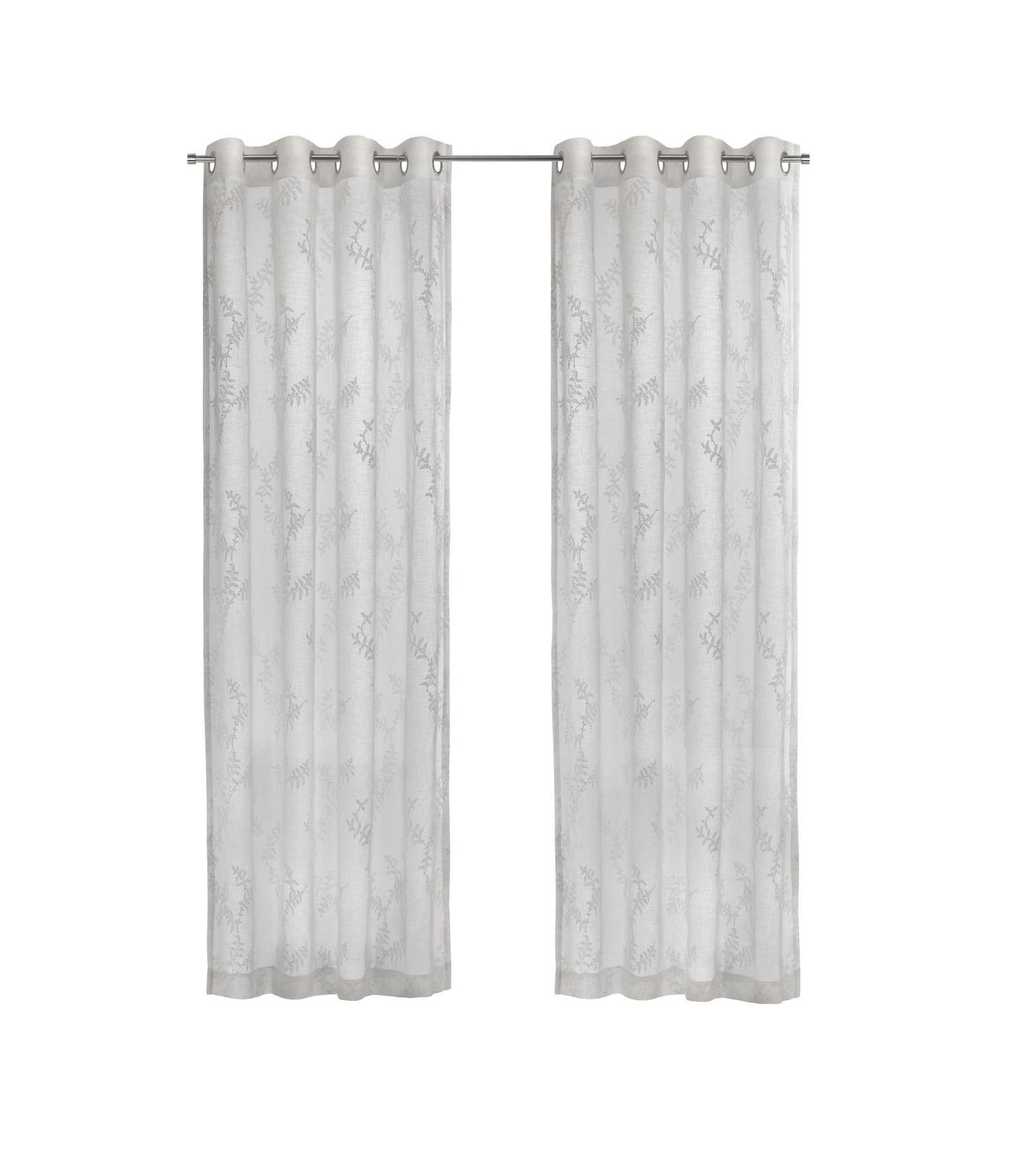 Habitat Anita Sheer Energy Efficient Grommet Curtain Panel for Windows