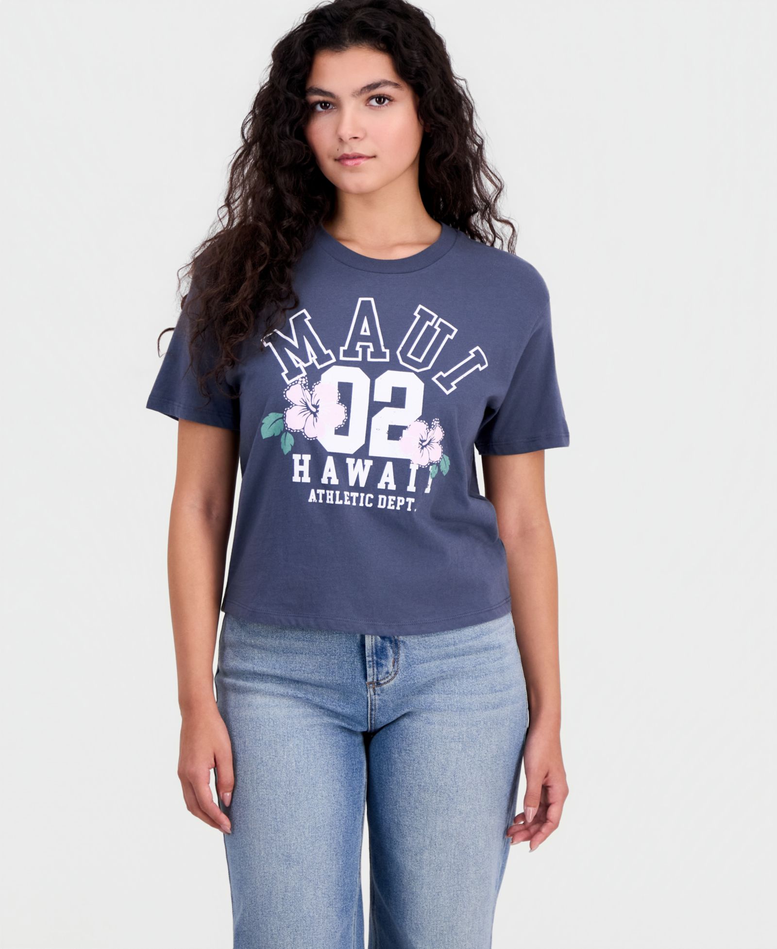 Pretty Rebel Juniors' Maui Graphic Cotton T-Shirt