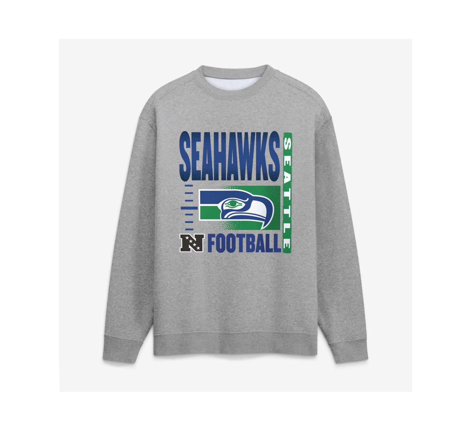 Мужское флисовое худи Fanatics Seattle Seahawks Classic Legacy, стальное