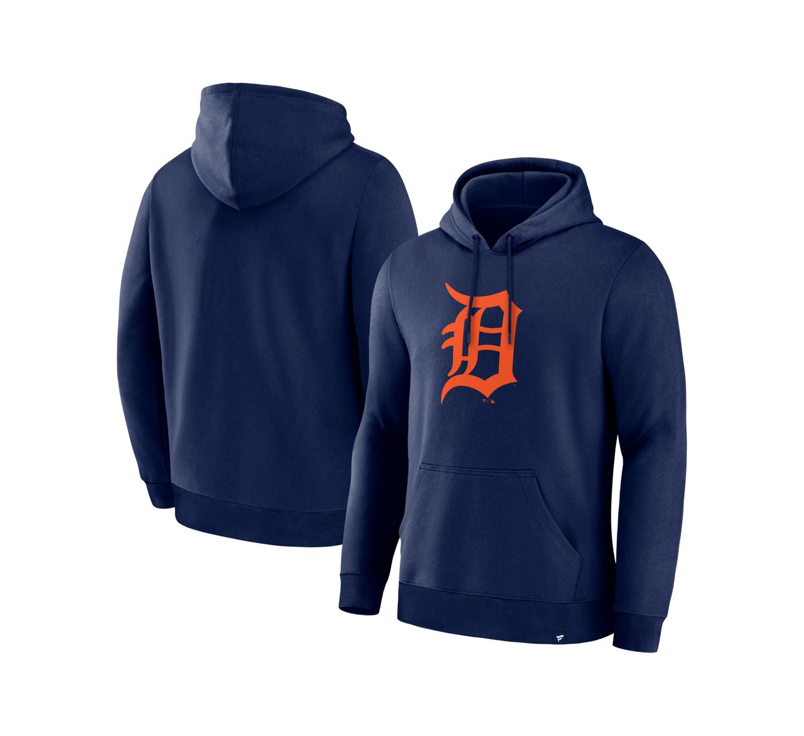 Мужское худи Fanatics Navy Detroit Tigers Primary Logo Legacy Hoodie