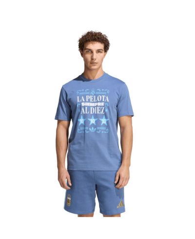 adidas Мужская футболка Argentina National Team FIFA x World Cup 2022 Winners Amply Blue