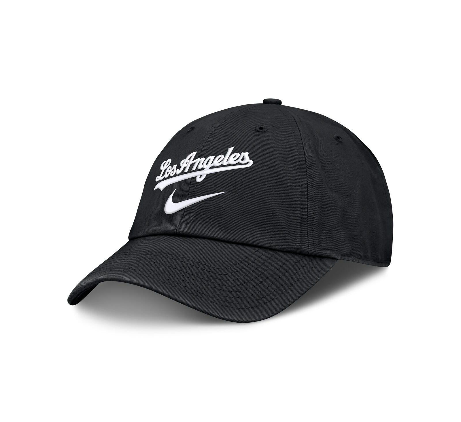 Nike Men's Black Los Angeles Dodgers кепка Club Adjustable
