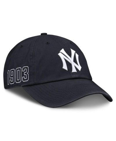 Nike Мужская кепка New York Yankees Cooperstown Club регулируемая темно-синего цвета