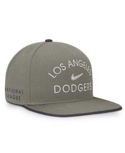 Nike Мужская кепка Los Angeles Dodgers Pro Dri-FIT Snapback, оливковая