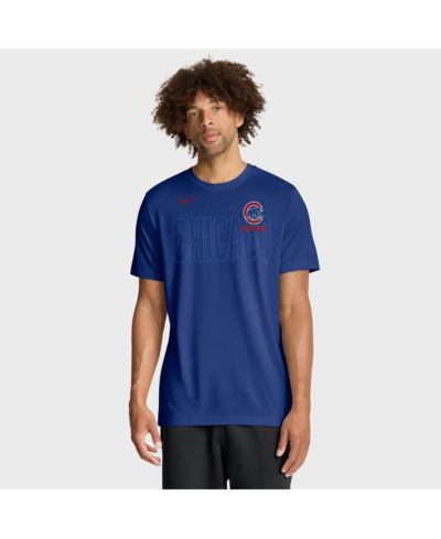 Мужская футболка Nike Royal Chicago Cubs Knockout Team Legend Dri-FIT