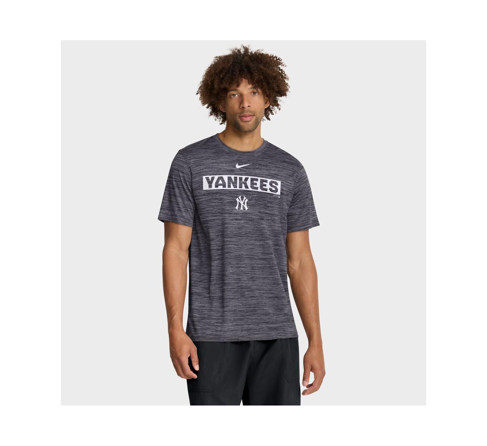 Мужская футболка Nike Black New York Yankees Velocity Dri-FIT T-Shirt