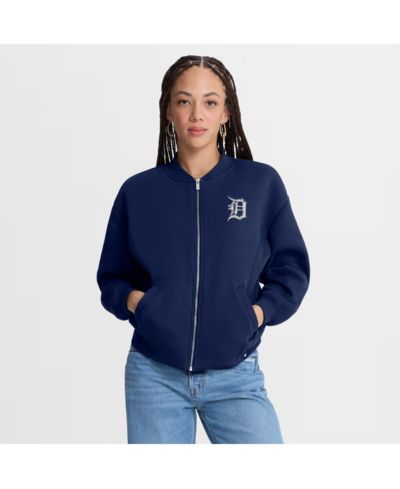 Женская куртка Fanatics Navy Detroit Tigers Oversized Rage Against Full-Zip