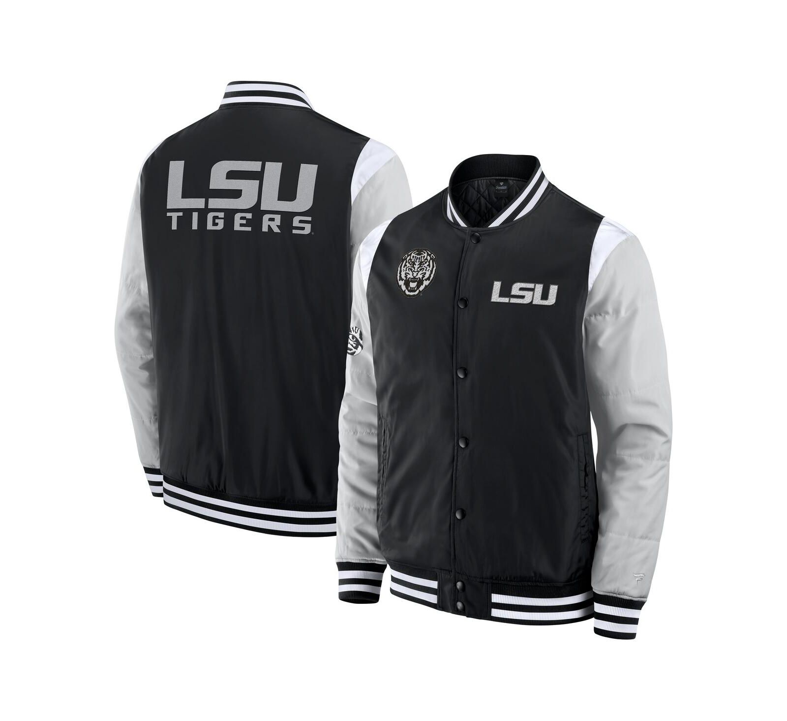 Fanatics Men's Black LSU Tigers Elements Elite Full-Snap Jacket