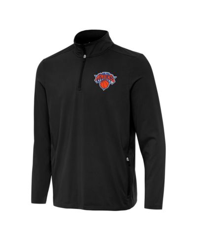 Antigua Мужская куртка quarter-zip New York Knicks Perilous Black