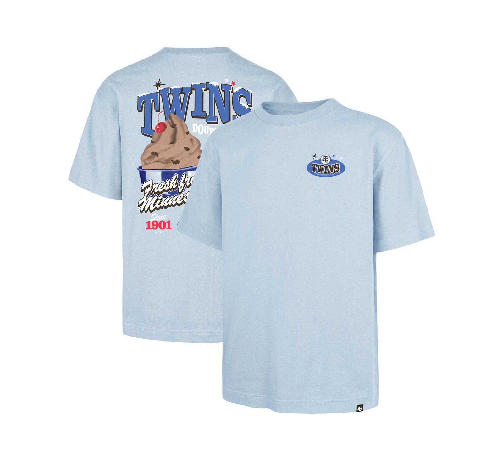 Мужская футболка '47 Brand Minnesota Twins Ice Cream Parlor Foundation, светло-голубая