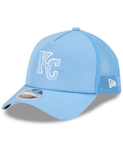 Мужская кепка-тракер New Era Kansas City Royals 2026 Batting Practice Apex 9FORTY Adjustable