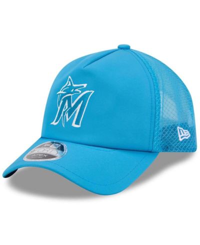 Мужская кепка New Era Miami Marlins 2026 Apex 9FORTY, синяя
