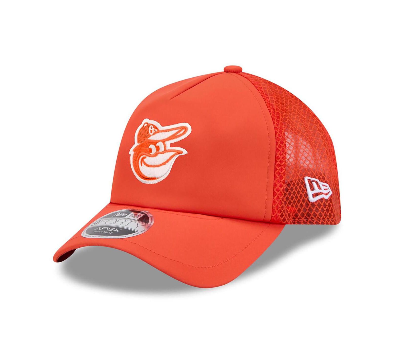 New Era кепка trucker adjustable 9FORTY Apex, оранжевая, Baltimore Orioles 2026, Мужской