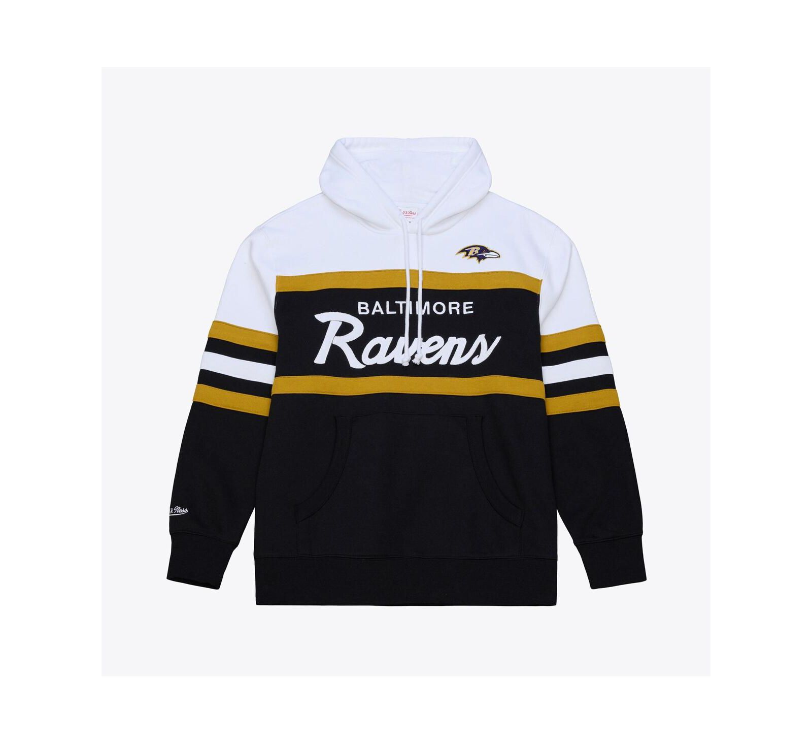 Мужское худи Mitchell & Ness Black Baltimore Ravens Head Coach