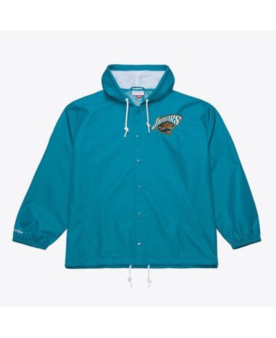 Мужская ветровка Mitchell & Ness Jacksonville Jaguars Coaches Full-Snap Hooded