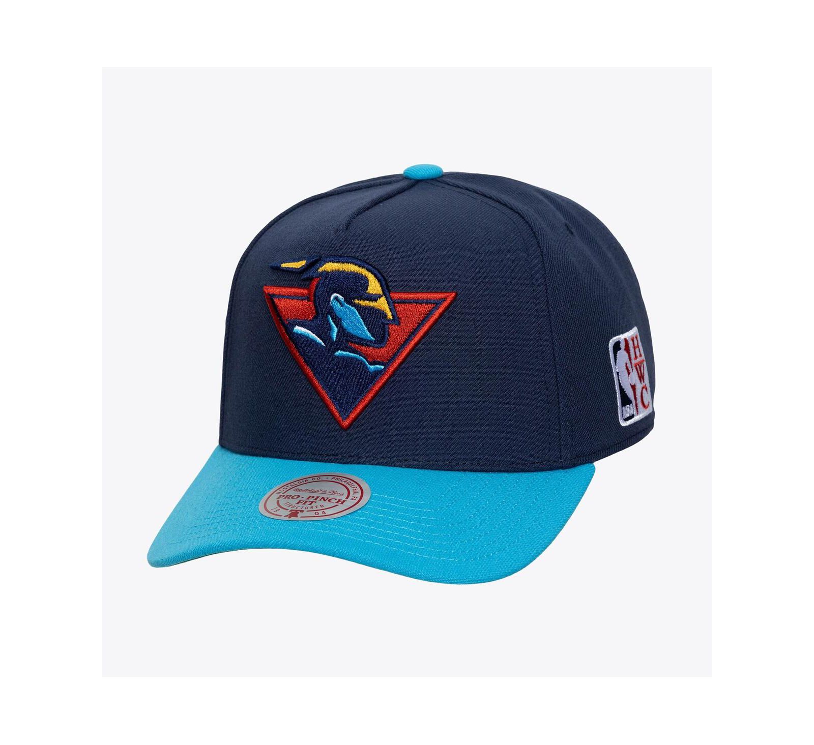 Mitchell & Ness Men's Navy Golden State Warriors Hardwood Classics Legendary Away Pro-Pinch Adjustable Hat