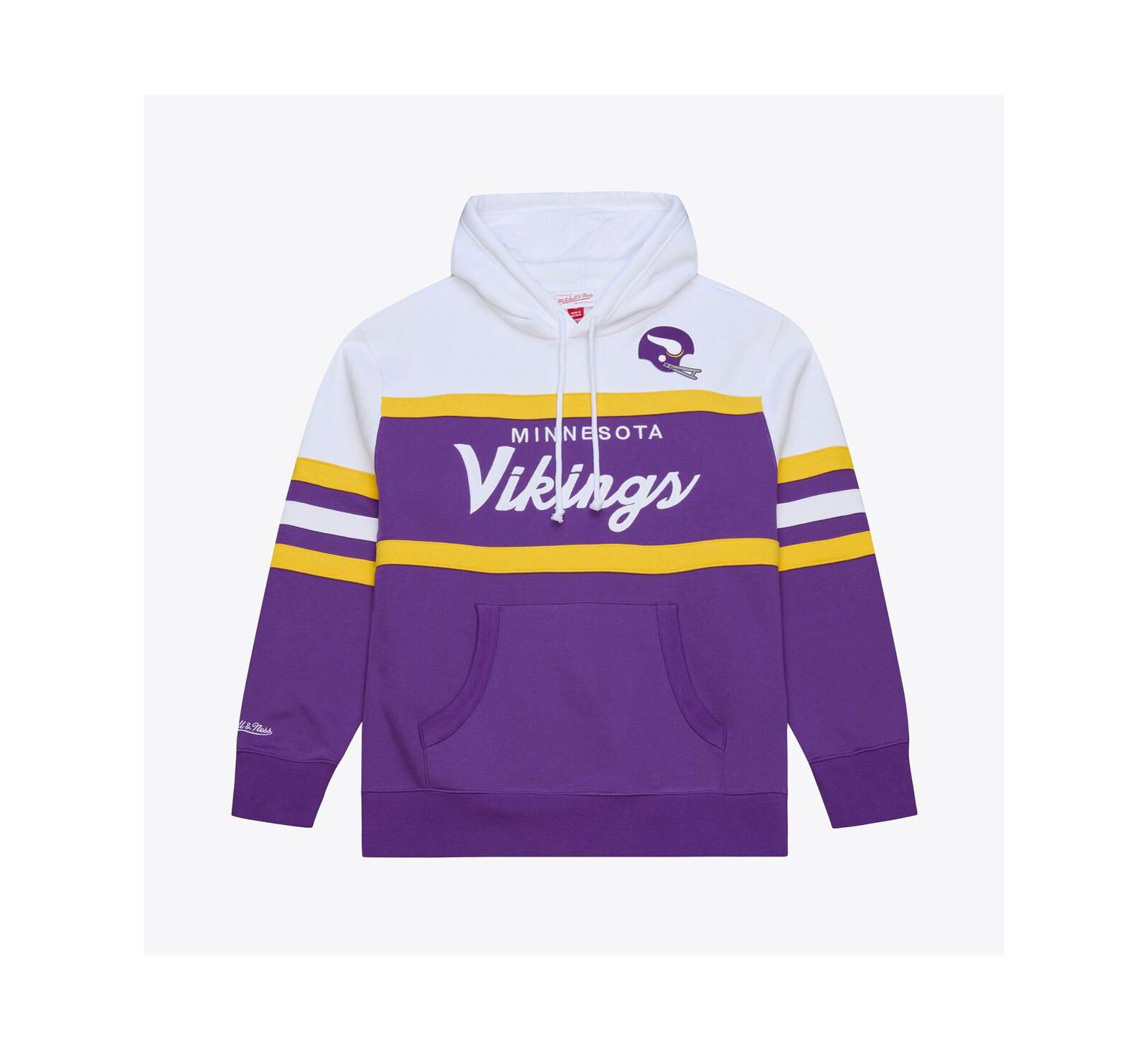 Mitchell & Ness Men's Purple Minnesota Vikings Head Coach Hoodie