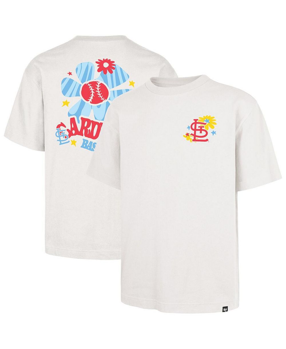 Мужская футболка '47 Brand Cream St. Louis Cardinals Flora Foundation