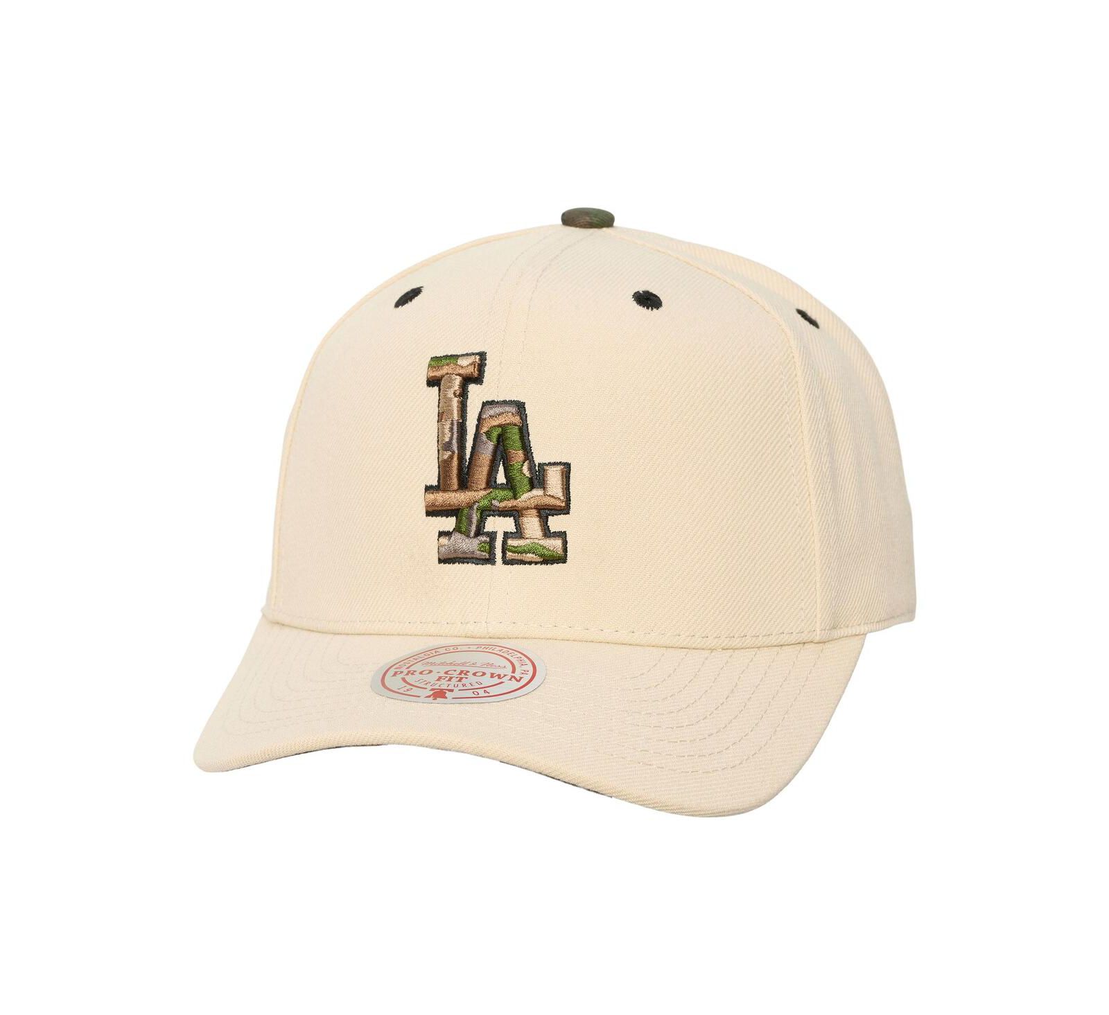 Кепка Mitchell & Ness Los Angeles Dodgers camo logo snapback для мужчин и женщин