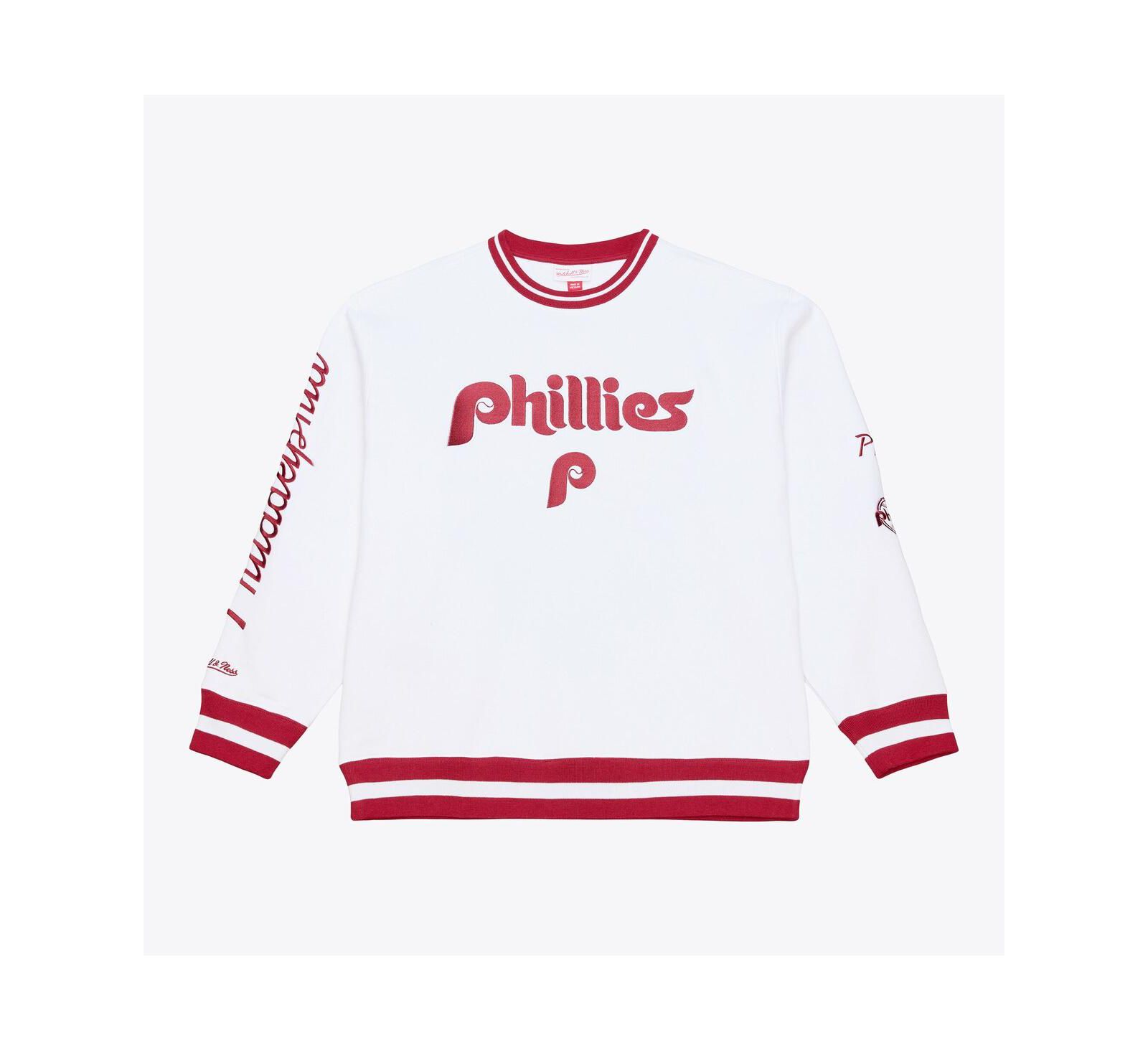 Мужская свитшот Mitchell & Ness Philadelphia Phillies Arctic Fleece белый