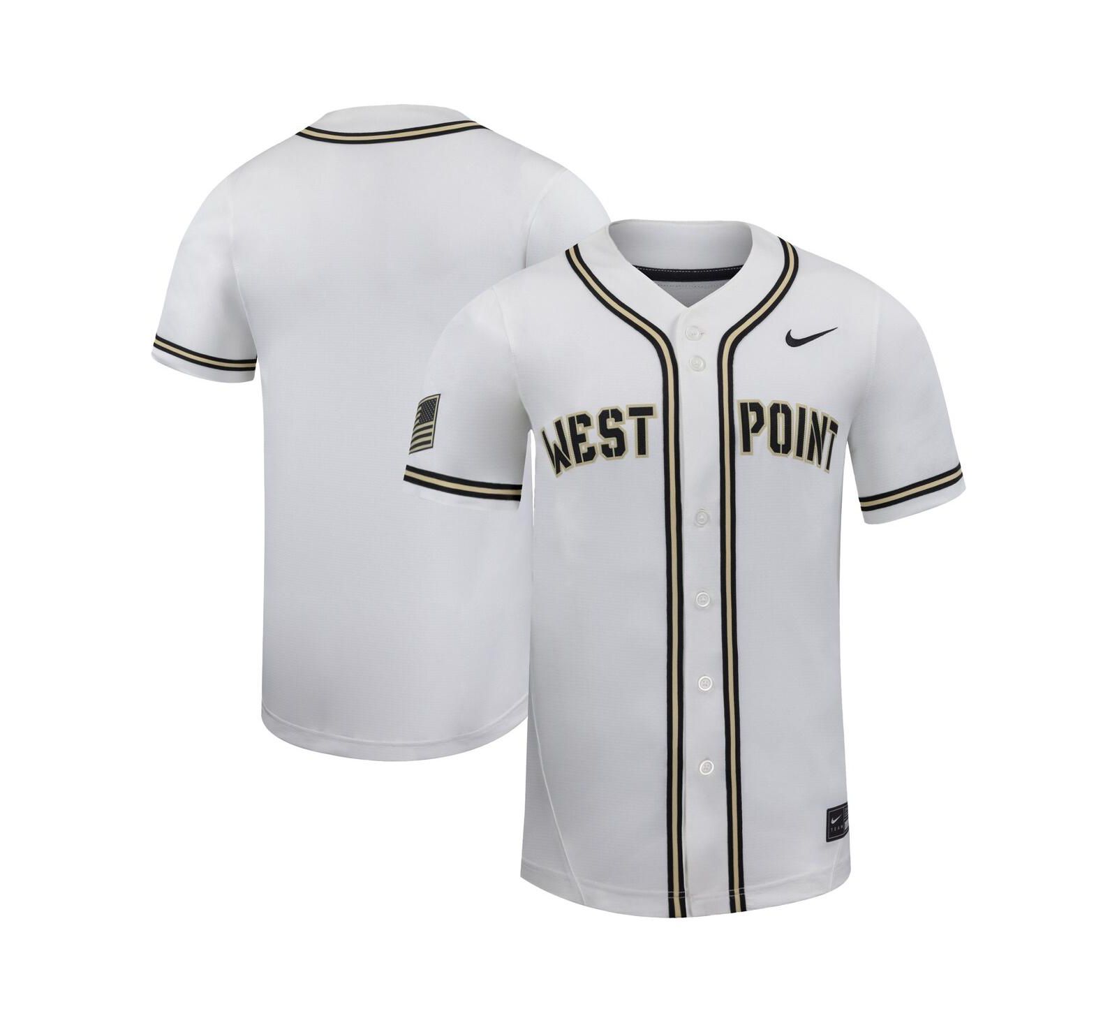 Мужская джерси Nike White Army Black Knights Replica Baseball