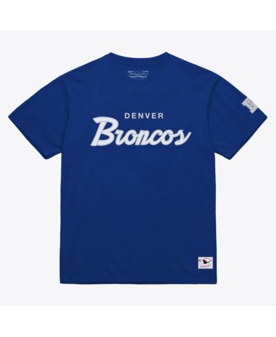 Мужская футболка Mitchell & Ness Royal Denver Broncos Head Coach Classic