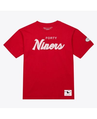Мужская футболка Mitchell & Ness Scarlet San Francisco 49ers Head Coach Classic