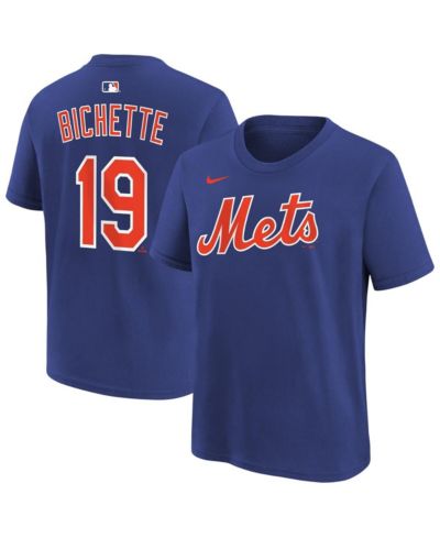 Детская футболка Nike Bo Bichette New York Mets, синяя