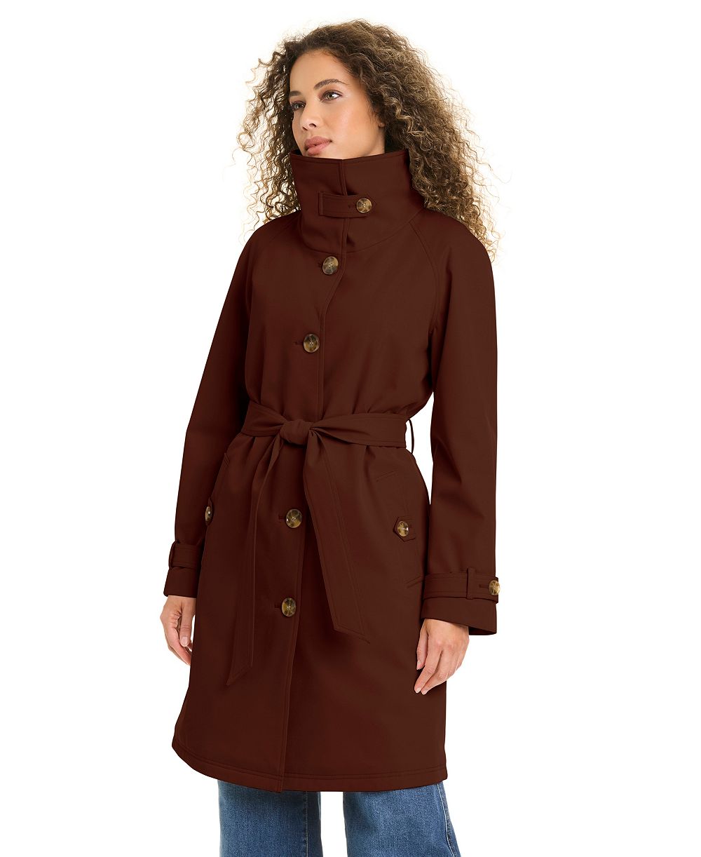 Женский тренч kate spade new york Funnel Neck