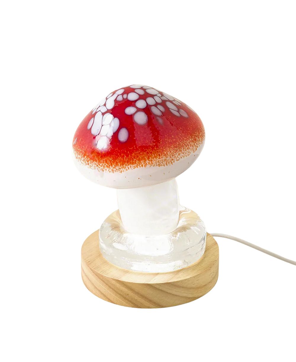 Настольная лампа Uncommon Goods Handblown Glass Toadstool