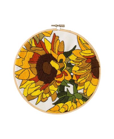 Набор для начинающих Uncommon Goods Botanical Embroidery by Numbers