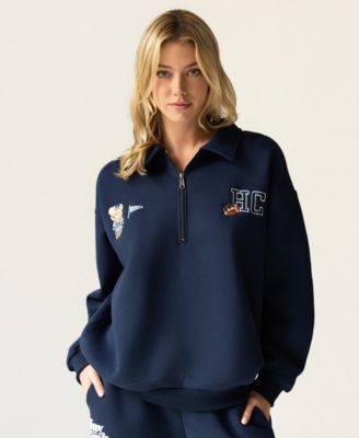 Женская толстовка The Happy Camp3r Quarter-Zip Varsity Sweatshirt