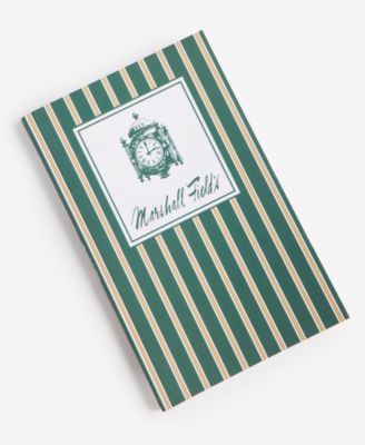 Marshall Fields блокнот в полоску с логотипом