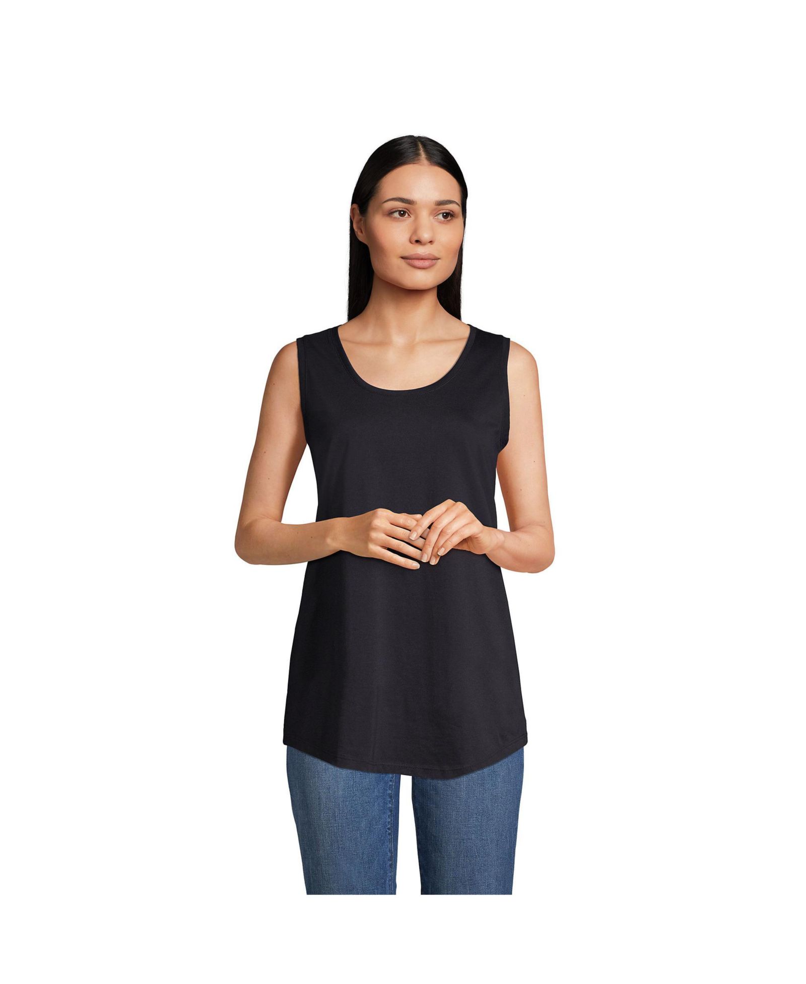 Женский топ Lands' End Supima Cotton Tunic