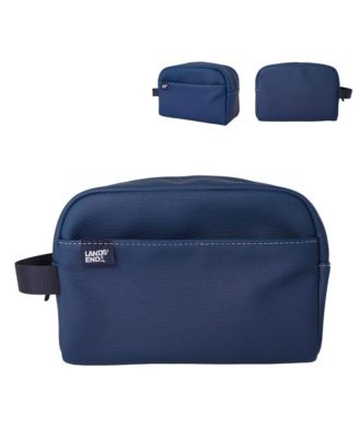 Мужская дорожная сумка Lands' End Woven Dopp Kit Solid