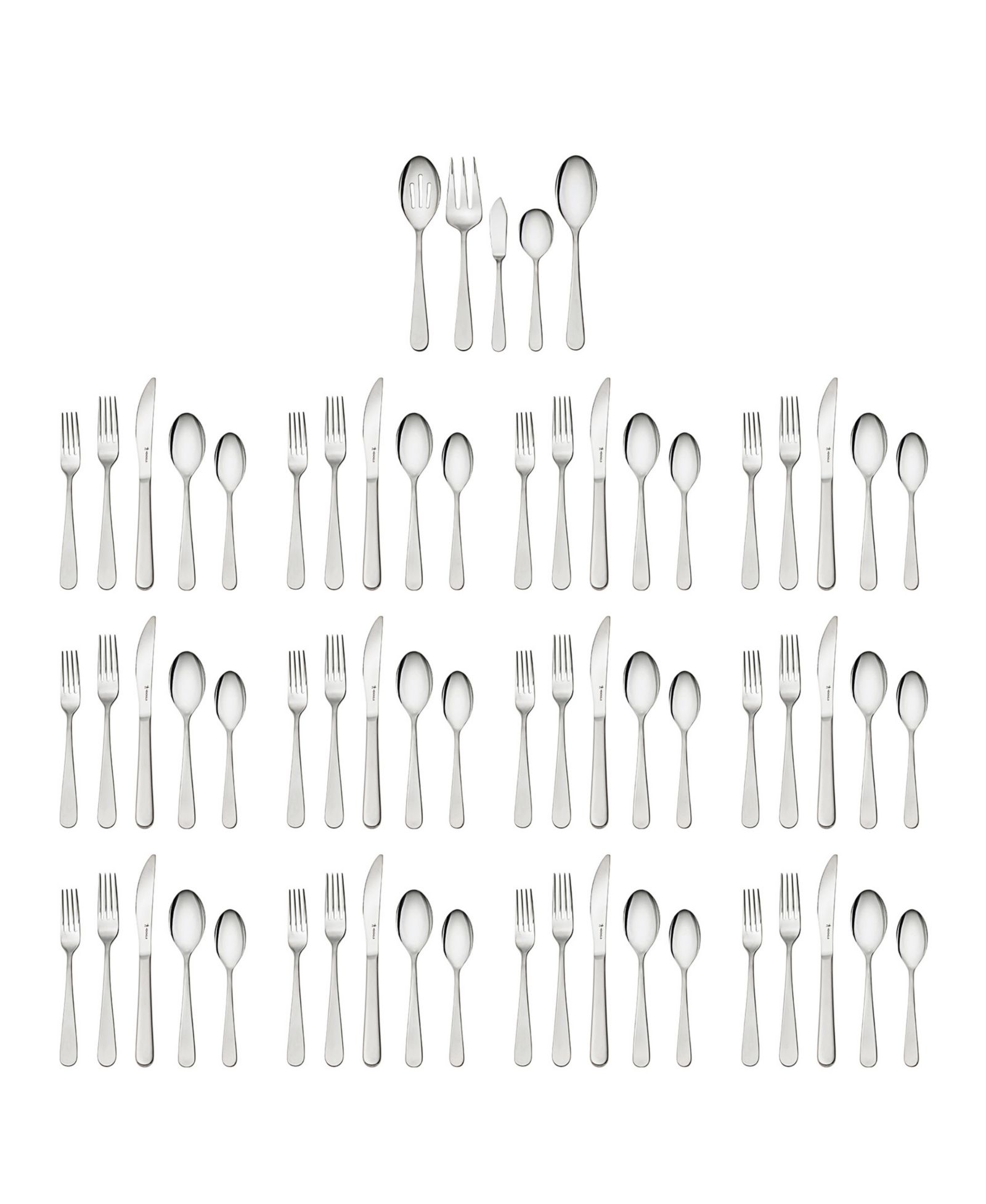 Henckels Lucena 65-Pc. Flatware Set, Service for 12