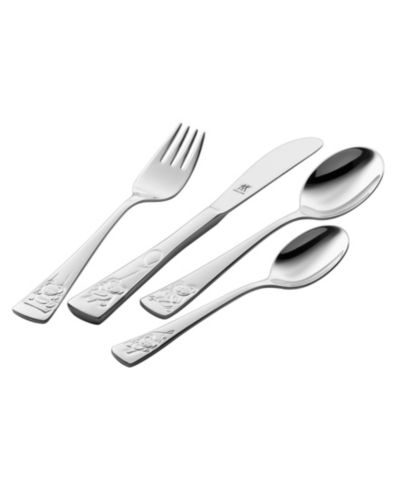 ZWILLING Teddy Children's 4-Piece Flatware Place Setting
