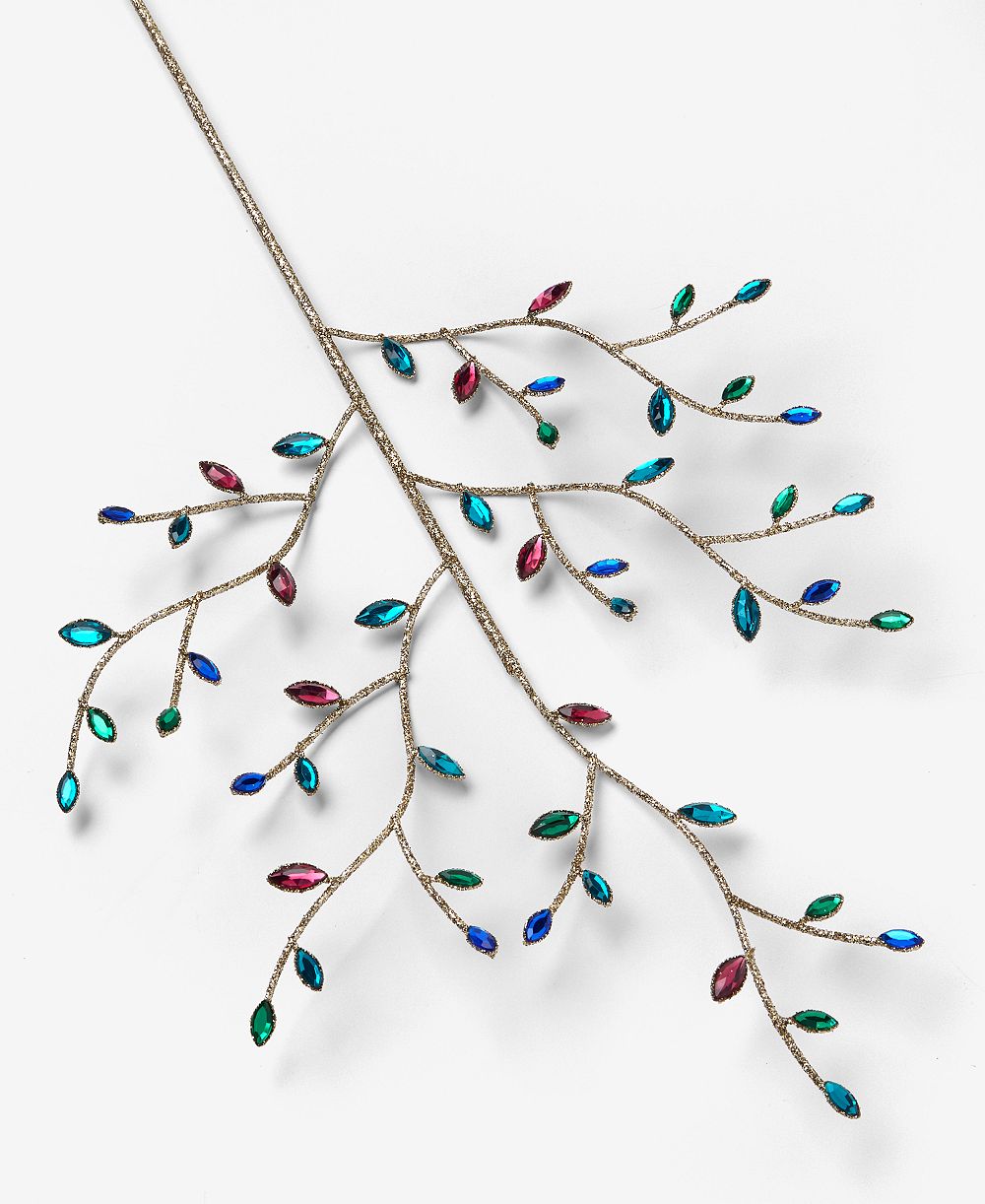 Holiday Lane украшение Peacock Leaves