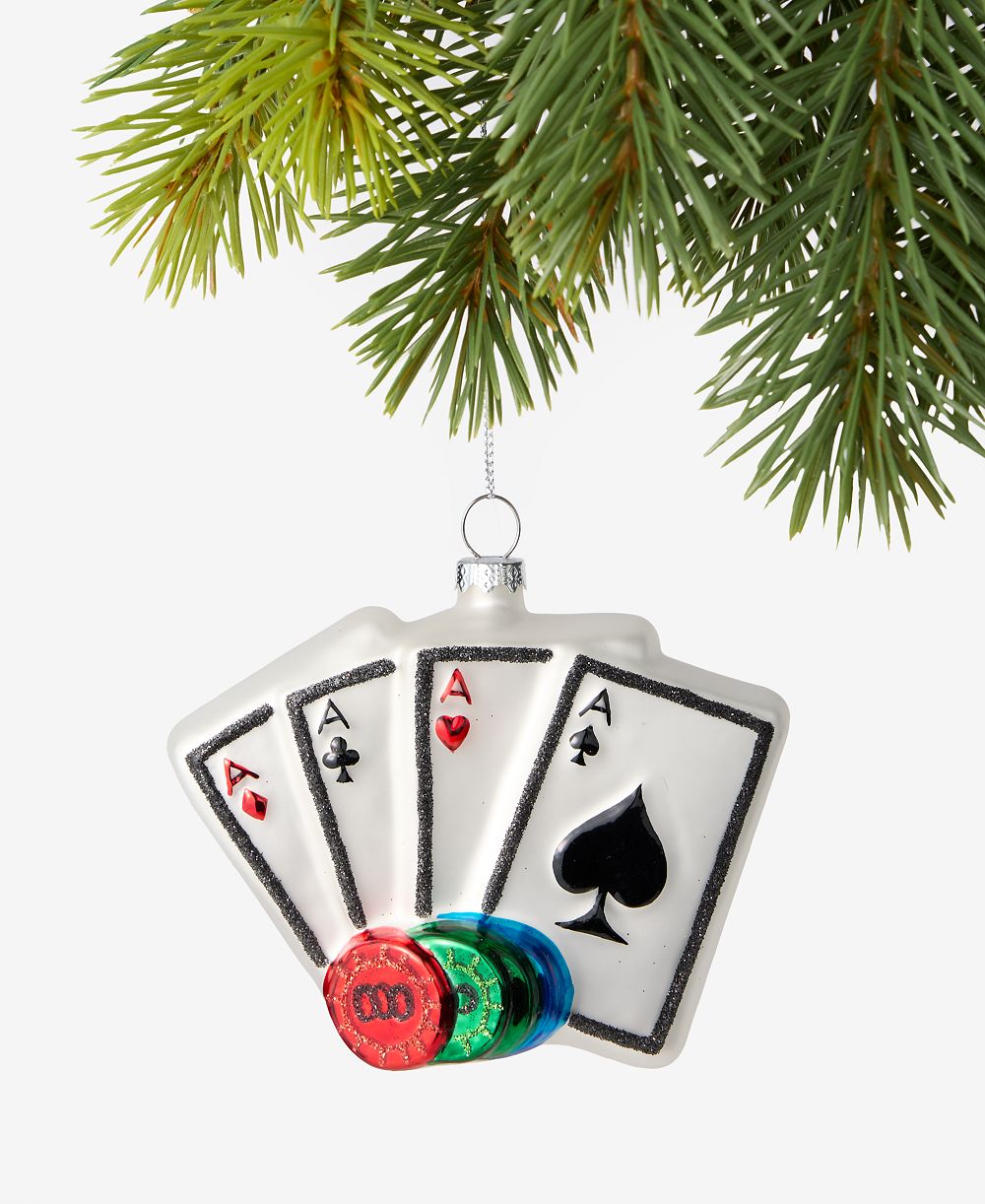 Украшение Holiday Lane Eclectic Charms Cards Ornament, эксклюзив Macy's