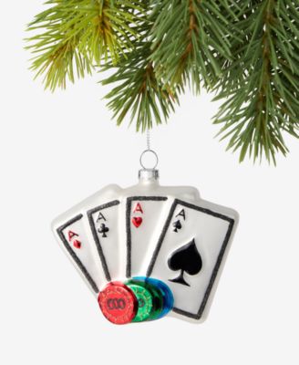 Украшение Holiday Lane Eclectic Charms Cards Ornament, эксклюзив Macy's