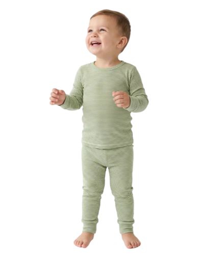 Детский пижамный комплект Motette для мальчиков Evergreen Stripe (2T - 10)