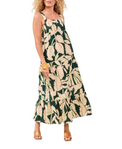 TRIBAL Women's Bra-Friendly Maxi Dress
