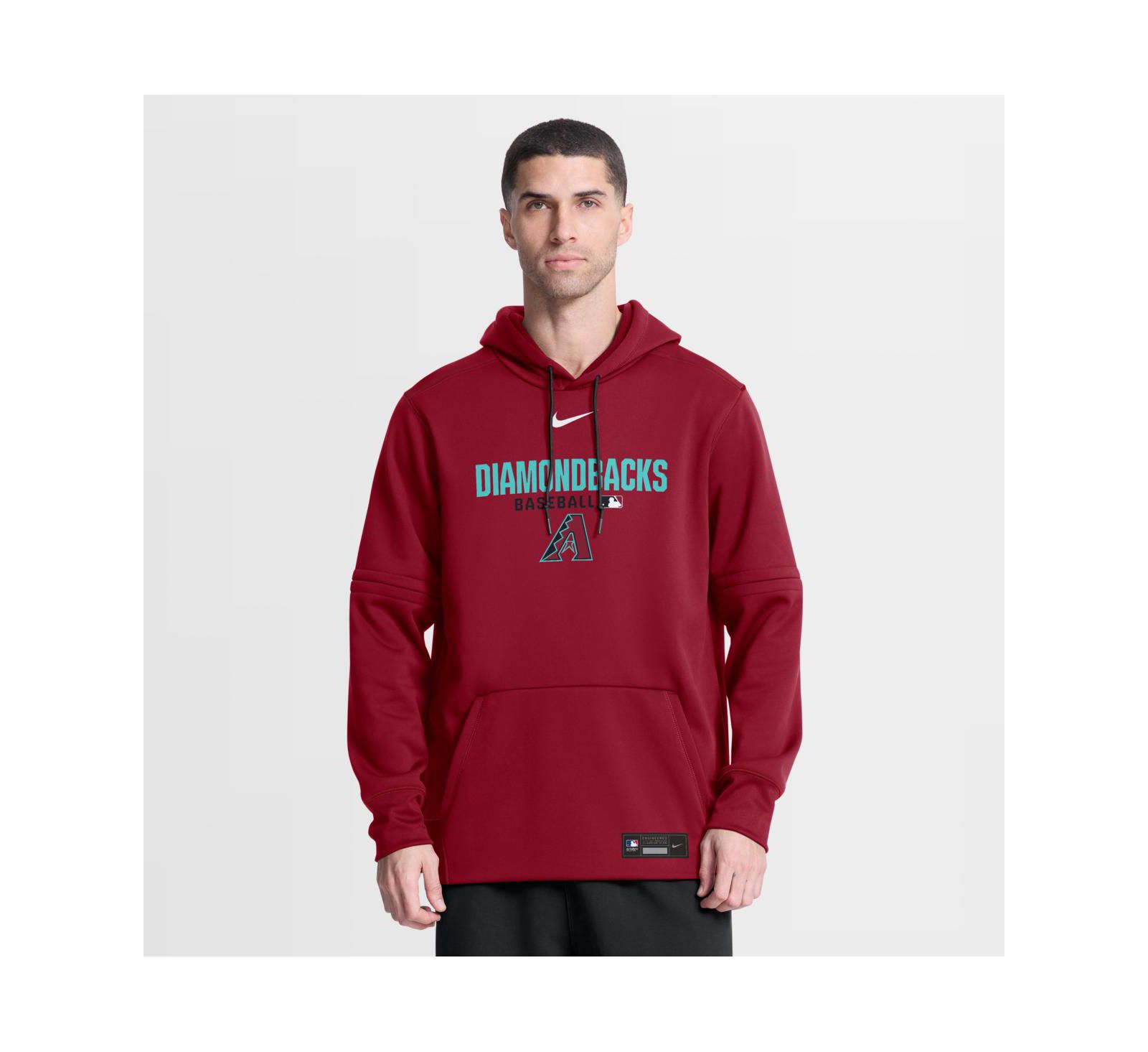 Nike Men's Red Arizona Diamondbacks Authentic Collection Therma-FIT Hoodie