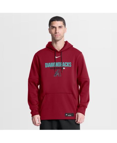 Nike Men's Red Arizona Diamondbacks Authentic Collection Therma-FIT Hoodie