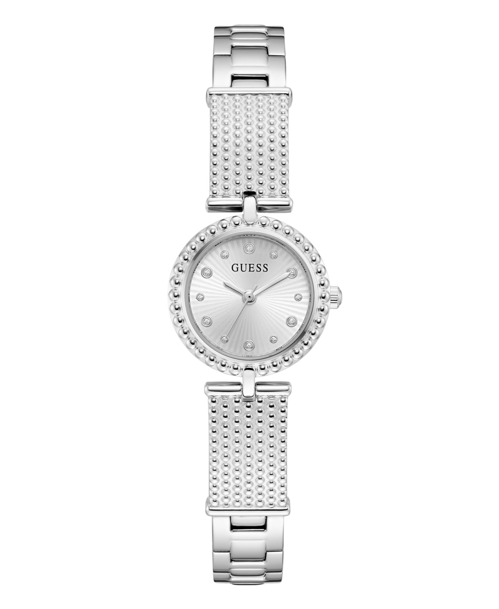 Женские часы Guess Silver-Tone Stainless Steel, 24mm
