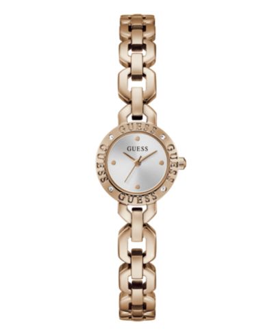 Guess Women's Rose Gold-Tone Stainless Steel Watch, 23mm